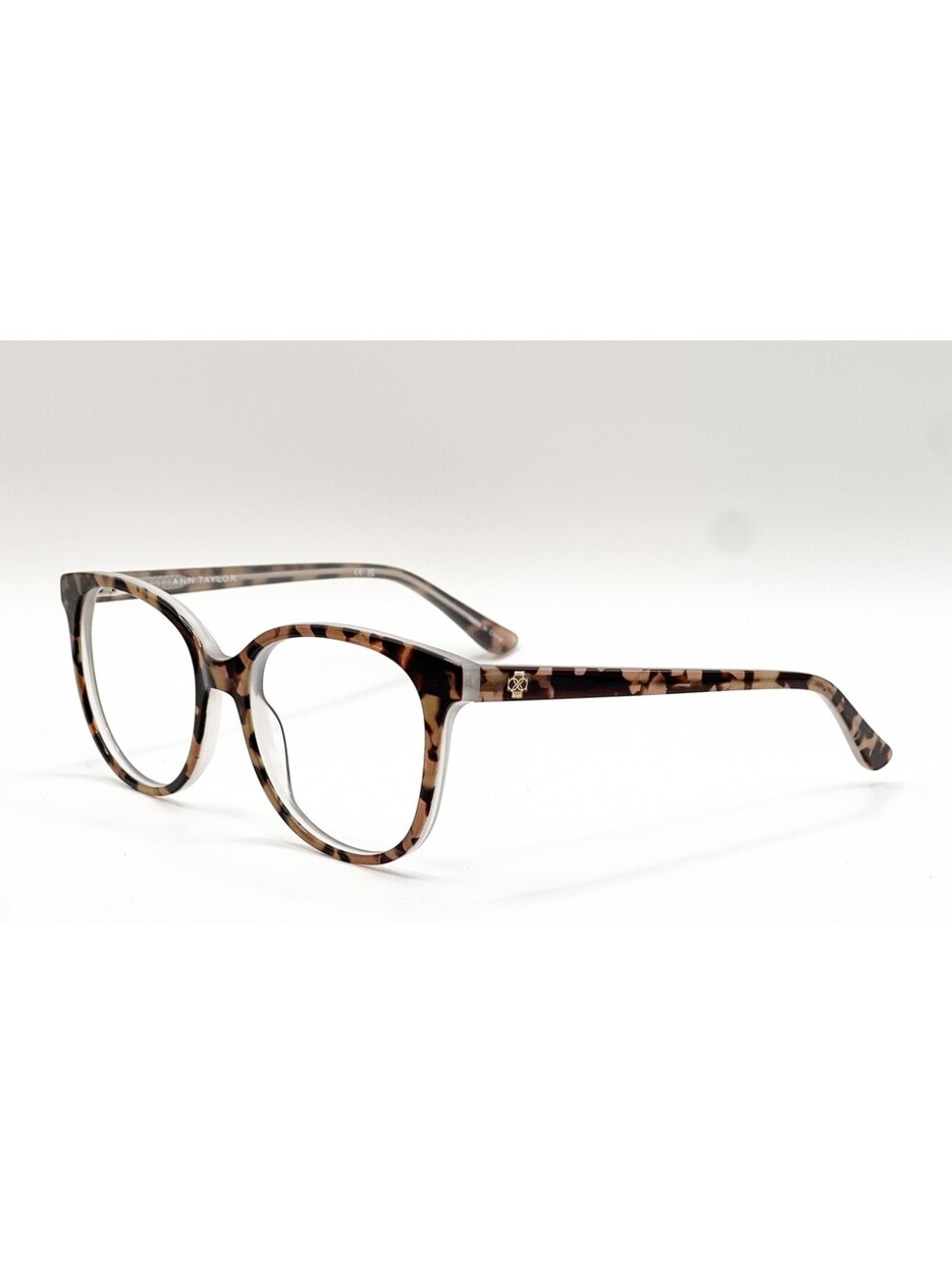 Ann Taylor AT328 C01 Brown Tort Sand Cat Eye Authentic Eyeglass Frames 53-17-135
